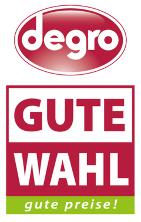 degro Gute Wahl gute Preise! Logo (EUIPO, 17.10.2016)