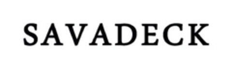 SAVADECK Logo (EUIPO, 25.12.2016)