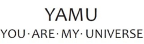 YAMU YOU ARE MY UNIVERSE Logo (EUIPO, 02/22/2017)