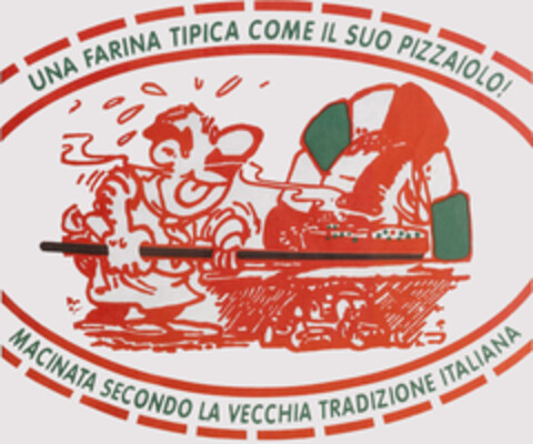UNA FARINA TIPICA COME IL SUO PIZZAIOLO! MACINATA SECONDO LA VECCHIA TRADIZIONE ITALIANA Logo (EUIPO, 25.05.2020)