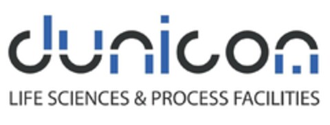 DUNICOM LIFE SCIENCES & PROCESS FACILITIES Logo (EUIPO, 18.10.2021)