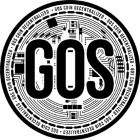 GOS COIN DECENTRALIZED Logo (EUIPO, 07/04/2022)