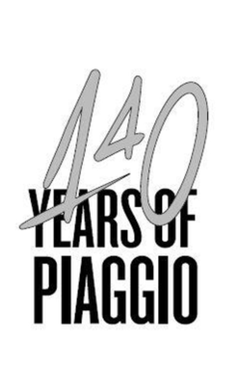 140 YEARS OF PIAGGIO Logo (EUIPO, 04/16/2024)