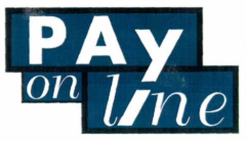 PAY on line Logo (EUIPO, 23.11.1998)