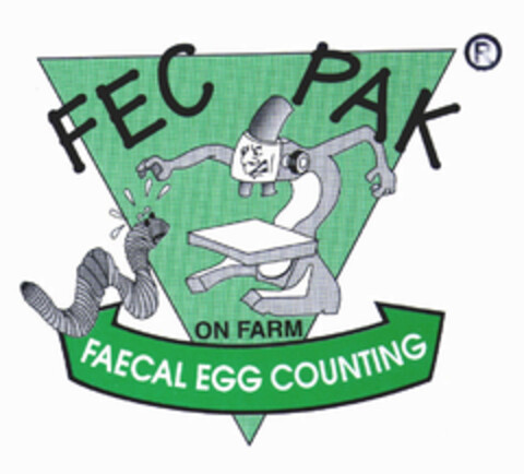 FEC PAK ON FARM FAECAL EGG COUNTING Logo (EUIPO, 02/03/2000)