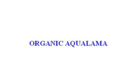 ORGANIC AQUALAMA Logo (EUIPO, 12.11.2007)