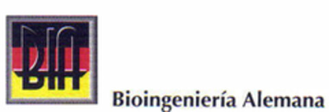 BIA Bioingeniería Alemana Logo (EUIPO, 12/13/2007)