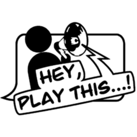 HEY, PLAY THIS...! Logo (EUIPO, 04.04.2008)