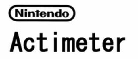 Nintendo Actimeter Logo (EUIPO, 25.11.2008)