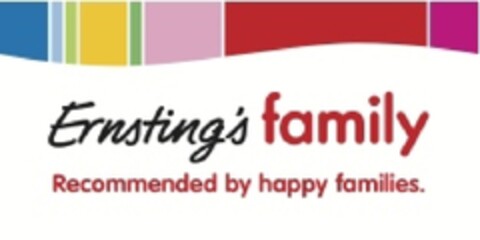 Ernsting's family recommended by happy families. Logo (EUIPO, 10/27/2011)