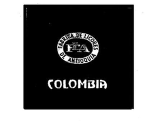 FABRICA DE LICORES DE ANTIOQUIA FLA COLOMBIA Logo (EUIPO, 12/21/2011)