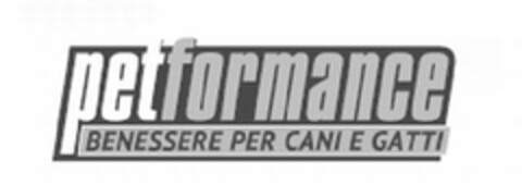 PETFORMANCE BENESSERE PER CANI E GATTI Logo (EUIPO, 05/07/2012)