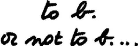 to b or not to b Logo (EUIPO, 23.05.2012)