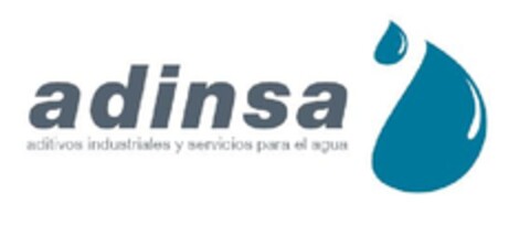 ADINSA ADITIVOS INDUSTRIALES Y SERVICIOS PARA EL AGUA Logo (EUIPO, 07.06.2012)
