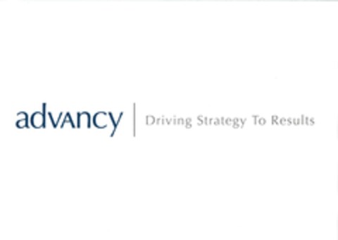 advancy  Driving Strategy To Results Logo (EUIPO, 08.10.2013)