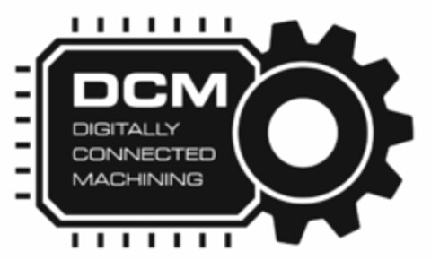 DCM DIGITALLY CONNECTED MACHINING Logo (EUIPO, 18.10.2017)