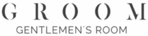 GROOM GENTLEMEN'S ROOM Logo (EUIPO, 07/04/2018)