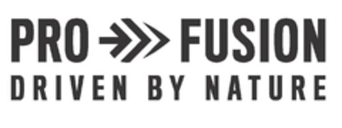 PRO FUSION DRIVEN BY NATURE Logo (EUIPO, 25.03.2020)