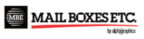 MBE MAIL BOXES ETC. BY ALPHAGRAPHICS Logo (EUIPO, 05.06.2020)