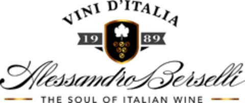 VINI D'ITALIA 1989 ALESSANDRO BERSELLI THE SOUL OF ITALIAN WINE Logo (EUIPO, 05.11.2020)