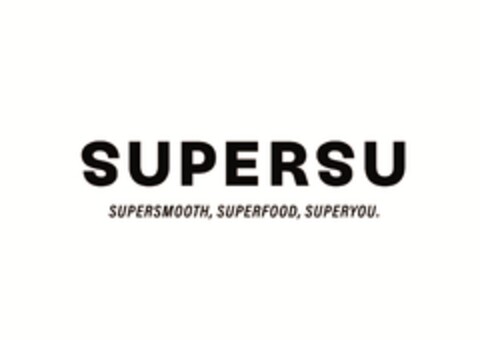 SUPERSU SUPERSMOOTH, SUPERFOOD, SUPERYOU. Logo (EUIPO, 28.07.2021)