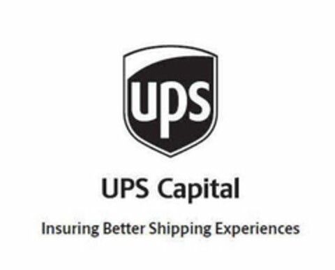 ups UPS Capital Insuring Better Shipping Experiences Logo (EUIPO, 06/17/2022)