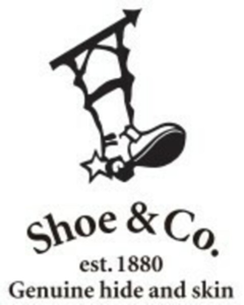 Shoe & Co. est. 1880 Genuine hide and skin Logo (EUIPO, 22.12.2022)