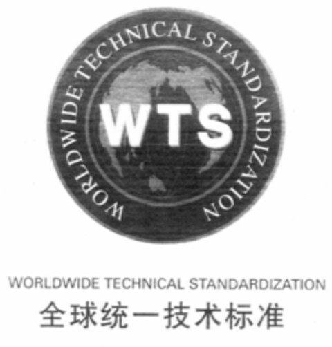 WTS WORLDWIDE TECHNICAL STANDARDIZATION Logo (EUIPO, 04/14/2000)