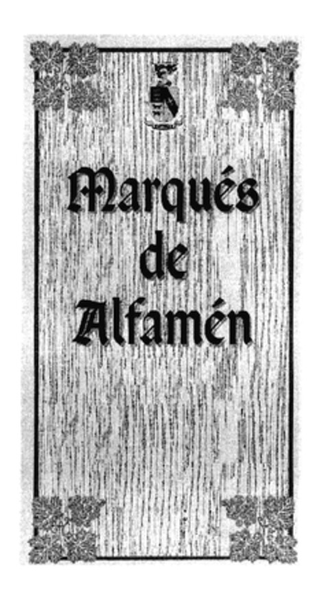 Marqués de Alfamén Logo (EUIPO, 19.05.2003)