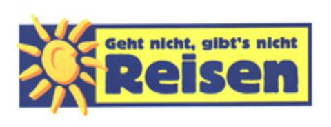 Geht nicht, gibt's nicht Reisen Logo (EUIPO, 06/13/2003)