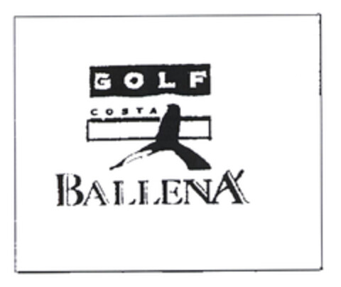 GOLF COSTA BALLENA Logo (EUIPO, 23.10.2003)