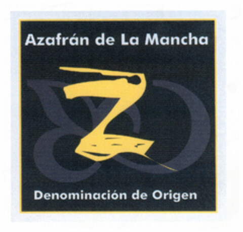Azafrán de La Mancha Z Denominación de Origen Logo (EUIPO, 05.02.2004)