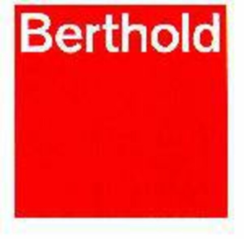 Berthold Logo (EUIPO, 09/08/2014)