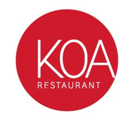 KOA RESTAURANT Logo (EUIPO, 05.03.2015)