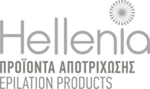 Hellenia ΠΡΟΪΟΝΤΑ ΑΠΟΤΡΙΧΩΣΗΣ EPILATION PRODUCTS Logo (EUIPO, 19.04.2015)