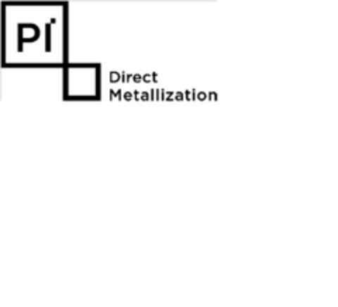 PI Direct Metallization Logo (EUIPO, 05/11/2016)