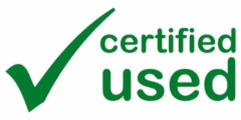 certified used Logo (EUIPO, 07.06.2016)