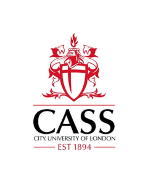 CASS CITY, UNIVERSITY OF LONDON EST 1894 Logo (EUIPO, 11.07.2016)
