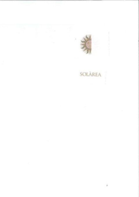 SOLAREA Logo (EUIPO, 04/26/2019)