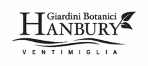 Giardini Botanici HANBURY VENTIMIGLIA Logo (EUIPO, 07/27/2022)