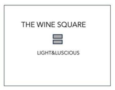 THE WINE SQUARE LIGHT & LUSCIOUS Logo (EUIPO, 16.01.2024)