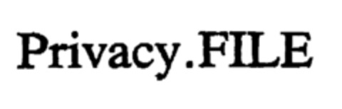 Privacy.FILE Logo (EUIPO, 14.01.1998)