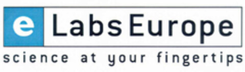 e Labs Europe science at your fingertips Logo (EUIPO, 22.12.2000)