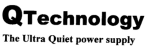 QTechnology The Ultra Quiet power supply Logo (EUIPO, 09.07.2001)