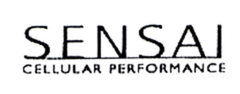 SENSAI CELLULAR PERFORMANCE Logo (EUIPO, 10/24/2003)