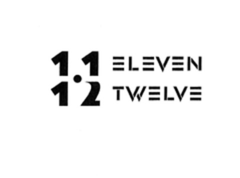 11 ELEVEN 12 TWELVE Logo (EUIPO, 13.01.2005)