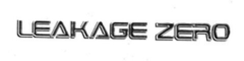 LEAKAGE ZERO Logo (EUIPO, 19.04.2005)