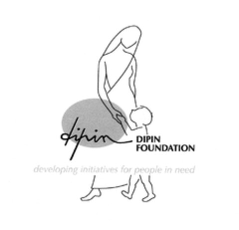 DIPIN FOUNDATION developing initiatives for people in need Logo (EUIPO, 27.07.2005)