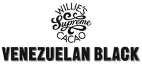 WILLIE'S Supreme CACAO VENEZUELAN BLACK Logo (EUIPO, 16.06.2008)