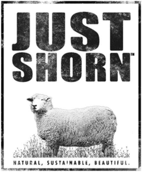 JUST SHORN NATURAL, SUSTAINABLE, BEAUTIFUL. Logo (EUIPO, 23.05.2011)